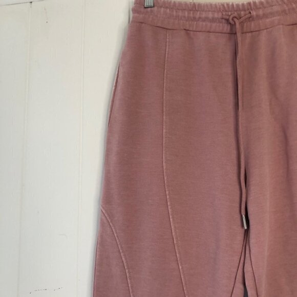 7 for All Mankind Womens French Terry Seamed Joggers Medium - Picture 9 of 11